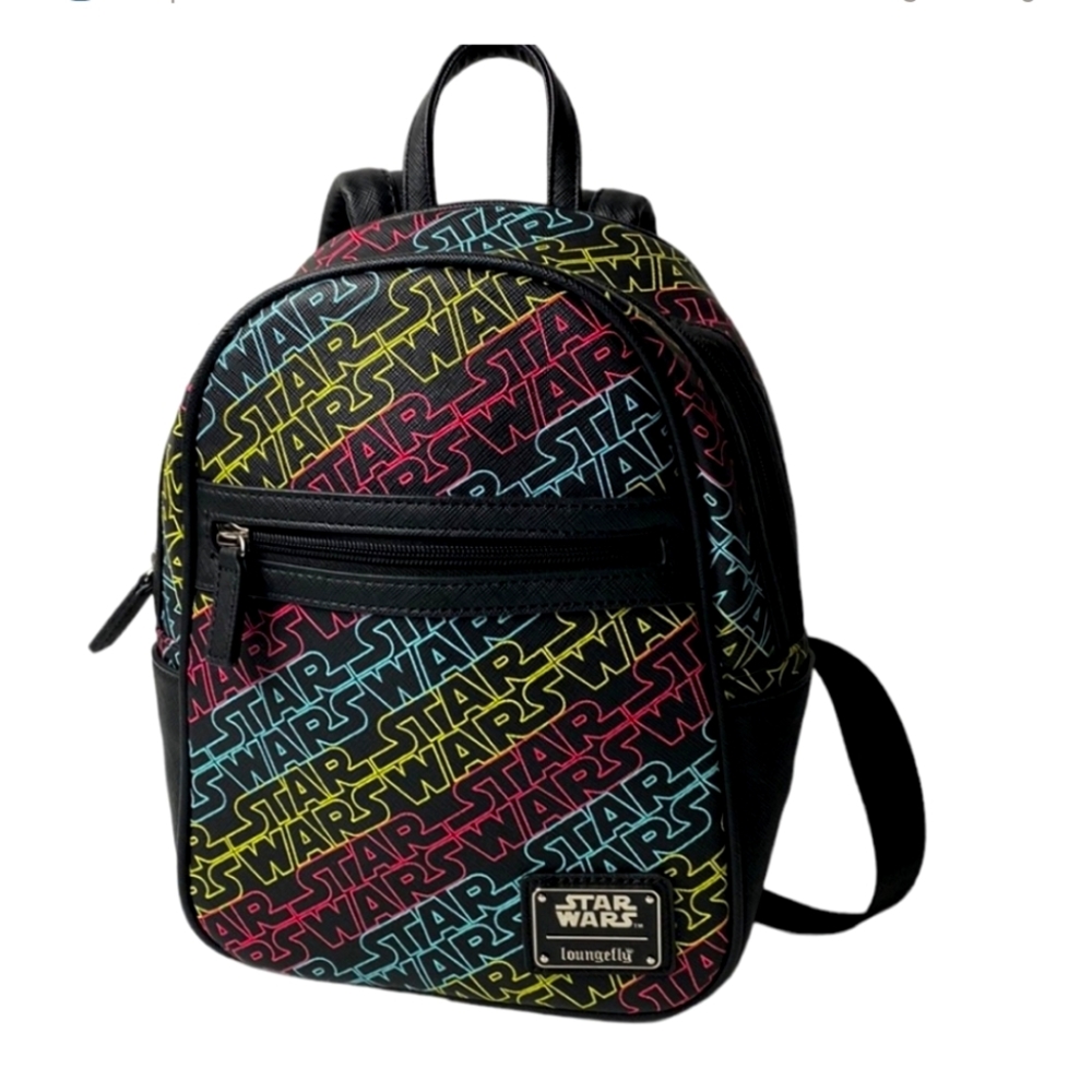 Loungefly Star Wars logo mini backpack DAMAGE